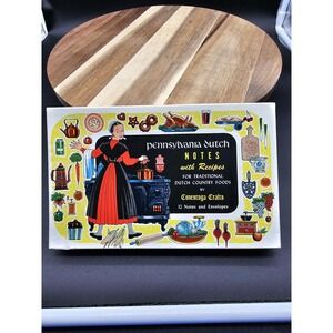 Vintage Ephemera Box Of Blank Note Cards Pennsylvania Dutch Recipes ~ Beautiful